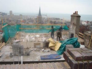 photo de chantier en construction